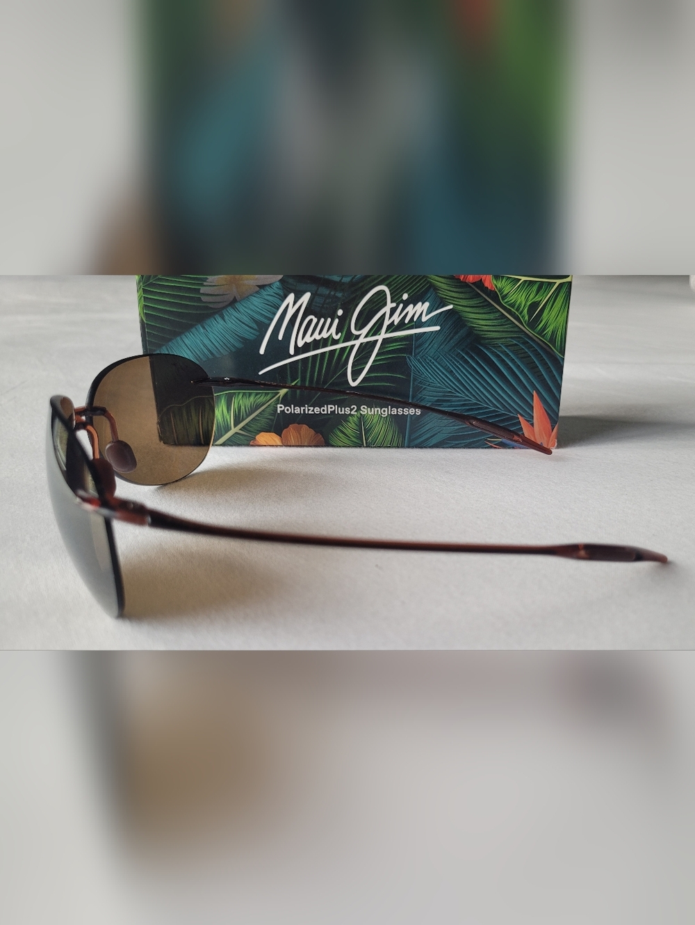 Maui Jim PolarizedPlus2 Sunglasses HCL Sugar Beach Rootbeer With Bronze Lenses - Picture 4 of 8
